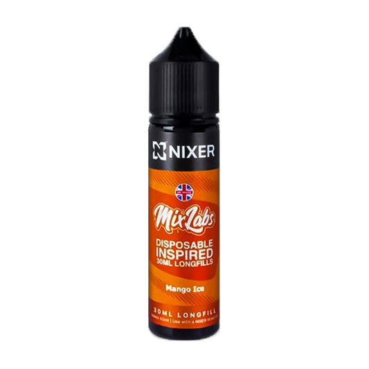 Mango Ice Nixer x Mix Labs 60ml Longfill Concentrate Eliquid
