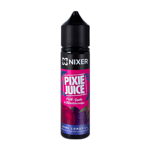 Pink Apple & Blackberries Nixer x Pixie Juice 60ml Longfill Concentrate Eliquid