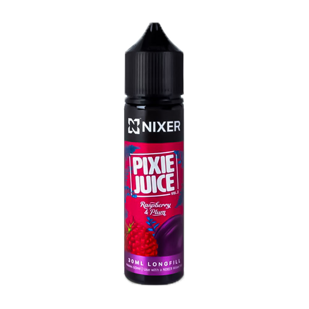 Raspberry & Plum Nixer x Pixie Juice 60ml Longfill Concentrate Eliquid