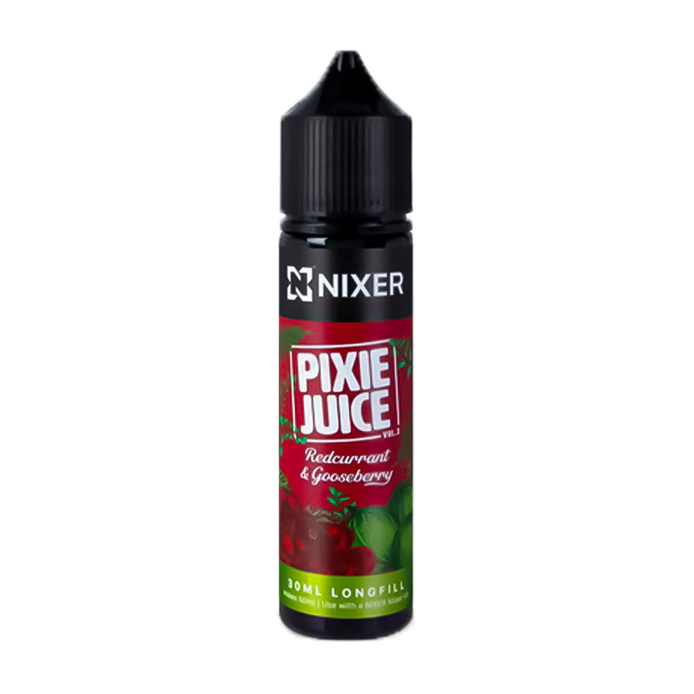 Redcurrant & Gooseberry Nixer x Pixie Juice 60ml Longfill Concentrate Eliquid