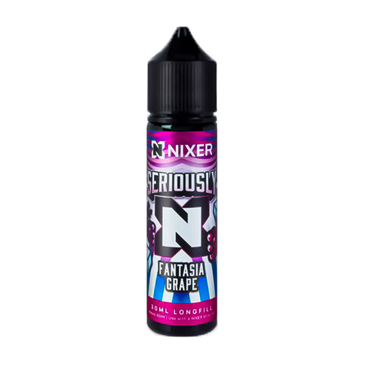 Fantasia Grape Nixer x Seriously 60ml Longfill Concentrate Eliquid