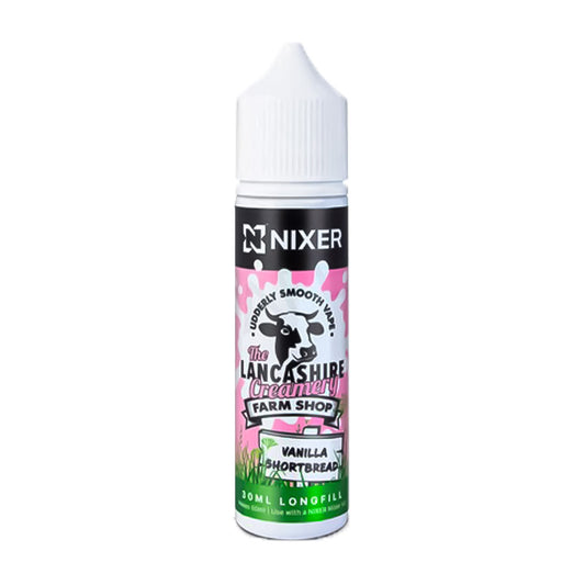 Vanilla Shortbread Nixer x The Lancashire Creamery 60ml Longfill Concentrate Eliquid