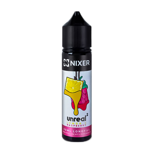 Lemon Raspberry Nixer x Unreal 2 60ml Longfill Concentrate Eliquid