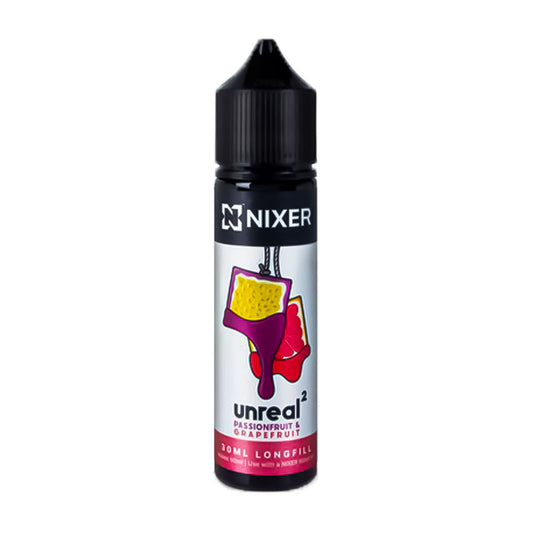 Passionfruit Grapefruit Nixer x Unreal 2 60ml Longfill Concentrate Eliquid