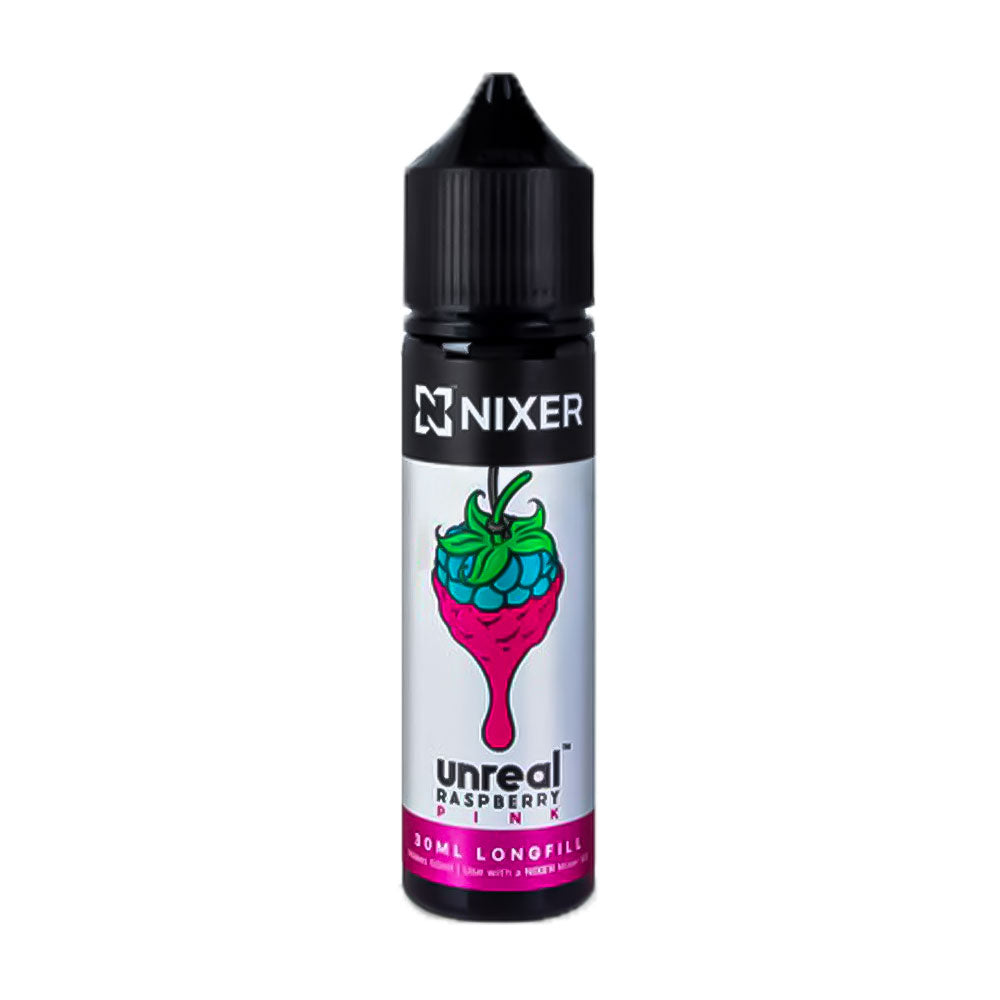 Pink Nixer x Unreal Raspberry 60ml Longfill Concentrate Eliquid