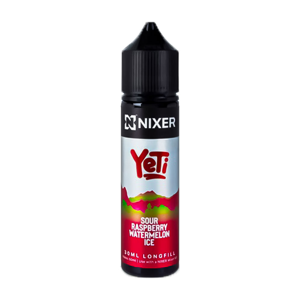 Sour Raspberry Watermelon Ice Nixer x Yeti 60ml Longfill Concentrate Eliquid