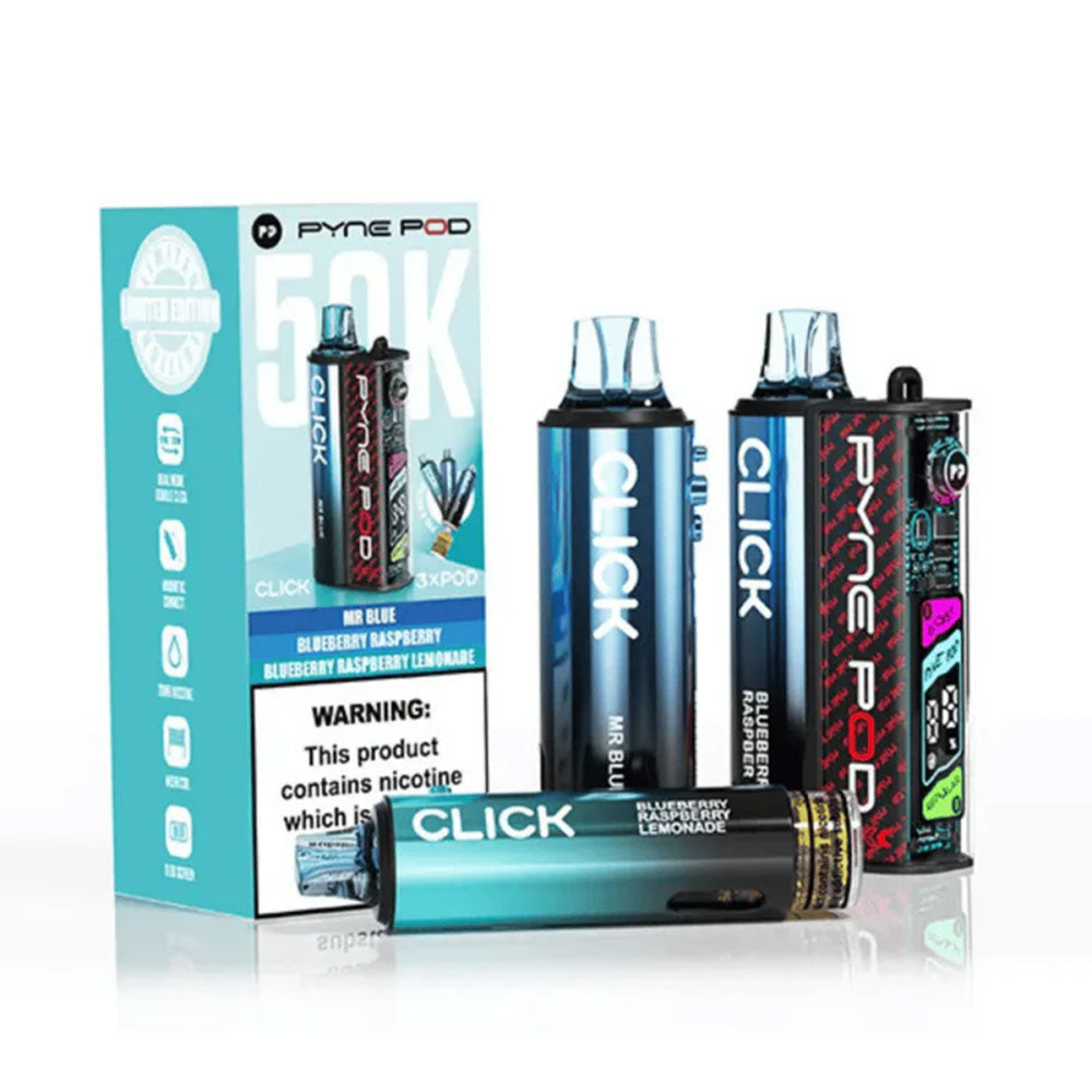 PYNE Pod Click 50K Prefilled Kit - Blue Editon