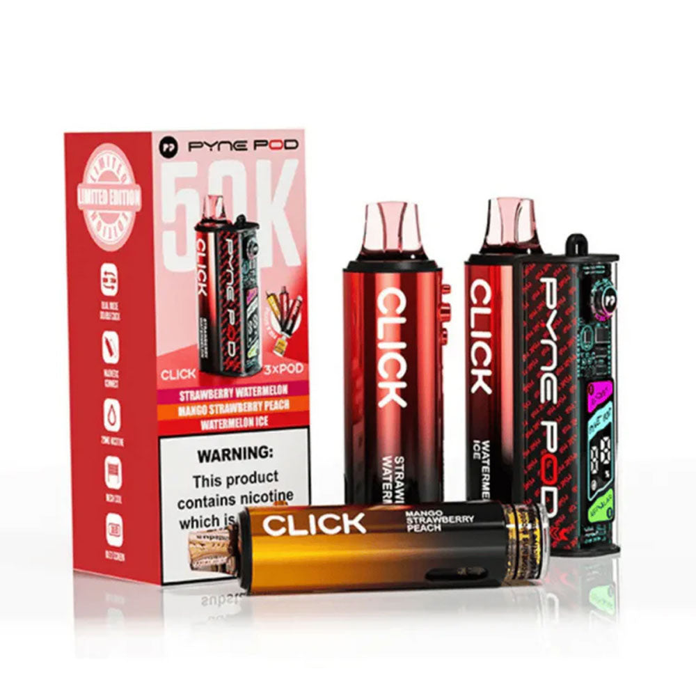 PYNE Pod Click 50K Prefilled Kit - Red Edition