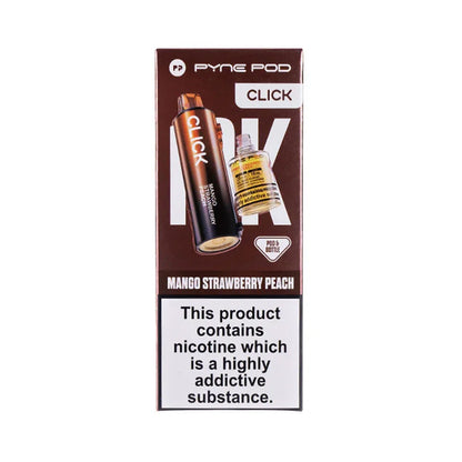Pyne Pod Click Prefilled Pods - Mango Strawberry Peach