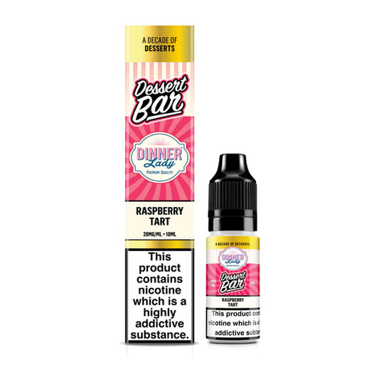 Raspberry Tart Dinner Lady Dessert Bar Salts 10ml Nic Salt Eliquid