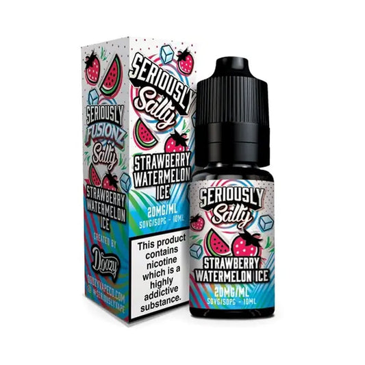 Strawberry Watermelon Ice Doozy Seriously Fusionz 10ml Nic Salt E Liquid