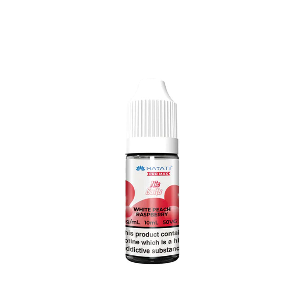 White Peach Raspberry Hayati Pro Max 10ml Nic Salt E Liquid